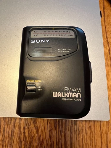Sony Walkman WM-FX103 FM/AM Cassette Player -- Casette Player DOES NOT WORK