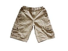 Arizona Cargo Shorts Youth Size 20 Reg Waist 22" Low Rise 6 Pockets Brown