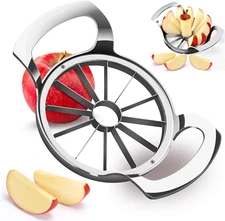 4.72 Inch Extra Large Apple Slicer with 12 Blades - Professional Heavy Duty Appl
