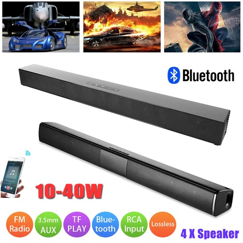 Portable BT Wireless TV Soundbar Sound 