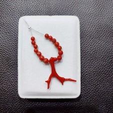 100 Natural Italian Coral Beads Gemstone Sea Coral Branch-Beads Red Coral Beads