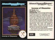 1991 TSR AD&D Gold Border RPG Fantasy Art Card 529 Dungeons & Dragons Magic Item