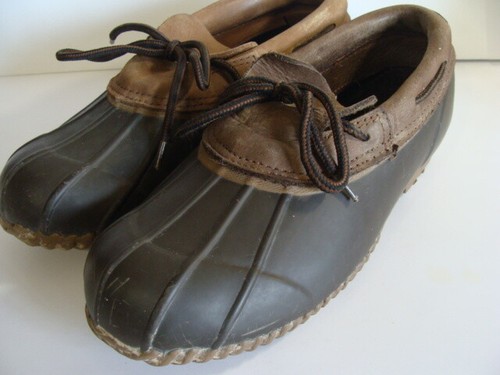 Lace Up Steel Shank Duck Boots Size 