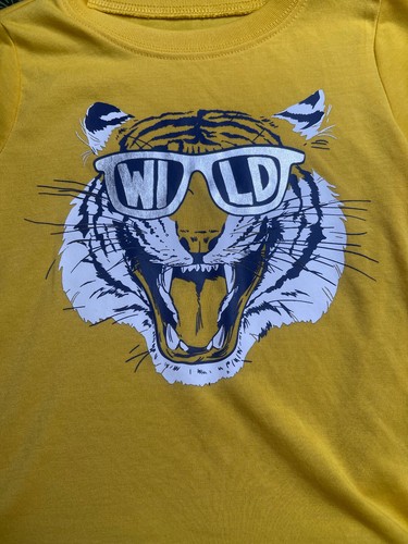 NWt 4 or 8 carters TIGER WILD spring fall summer pajamas boy girl cheetah retro - Picture 3 of 5