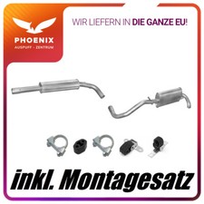 VW Lupo 1.4 TDi 1.7 SDi (1998-2005) Mittel+Endschalldämpfer Auspuffanlage
