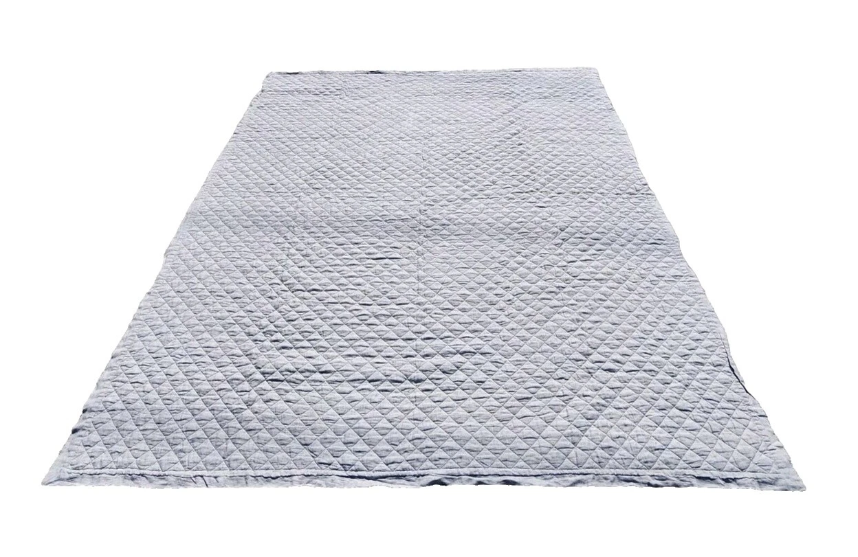 Mistura de linho Pottery Barn King Quilts, Colchas e Cobre-leitos