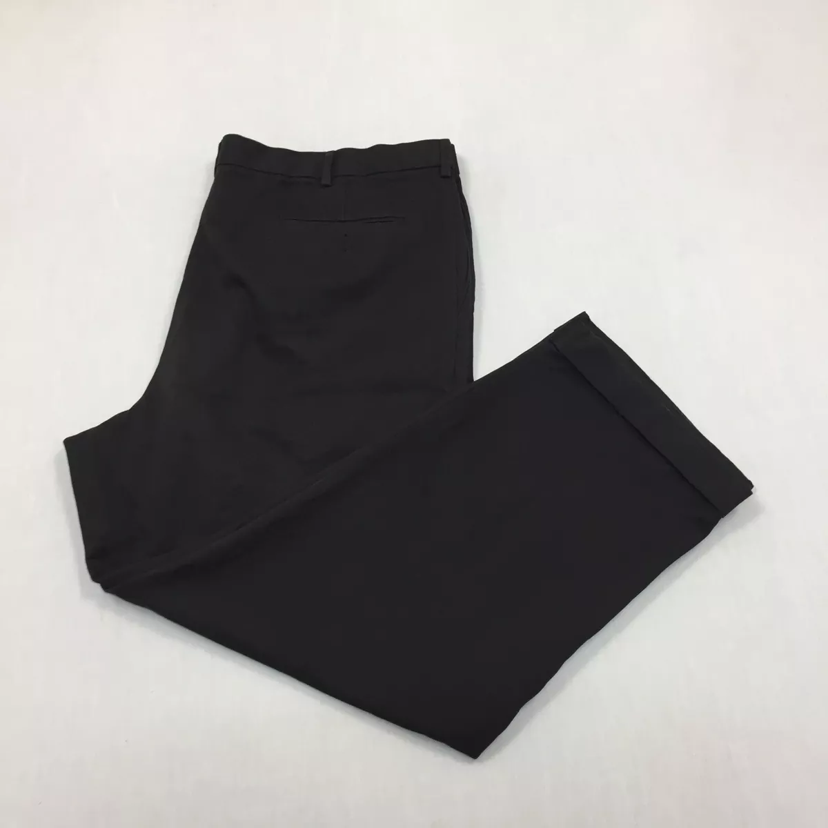 Dockers D4 Chino Trousers Cotton Pants Relaxed Fit Mens Size 42W 30L Black