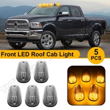 For 03-18 Dodge Ram 1500 2500 3500 Truck Clear LED Cab Roof Marker Running Light
