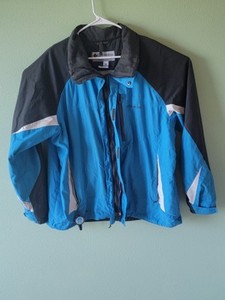 Columbia Titanium Interchange Mens Blue Jacket Size XL