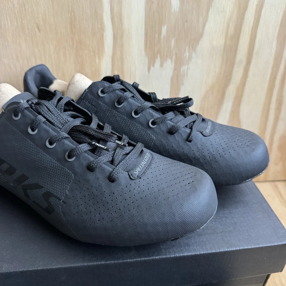 NUEVO Zapato de ciclismo de carretera Specialized S-Works 7 encaje carbono negro 43,5 EU 10,25 EE. UU. Foto 4 de 4