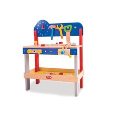Little Tikes - Solid Wood Kids Workshop Tool Bench. Great Birthday Gift for B...