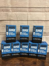 8X Androsurge Natural Testosterone Booster Estrogen Blocker Rhodiola 60ct 10/26