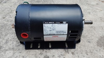 A.O Smith 1 hp 3 phase 1725 rpm ac motor,NEVER USED 