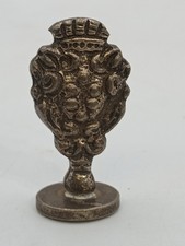 Vintage Ornate Metal Initial J Wax Seal Letter Desk Stamp Italian Aristocratic