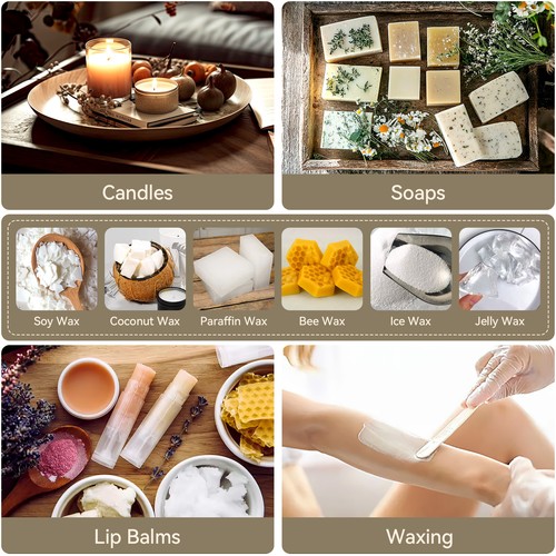 10.5Qts /10L Commercial Wax Melter Electric Saop Candle Making Melting Pot Kit - Picture 7 of 14