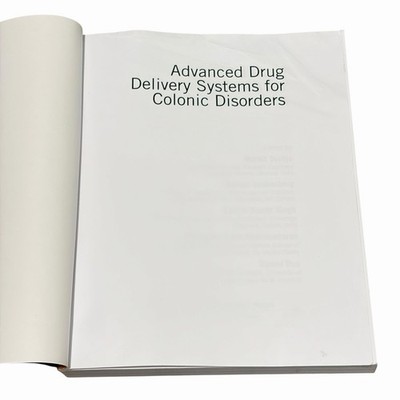 Advanced Drug Delivery Systems for Colonic Disorders - Elsevier - Misprint Cover