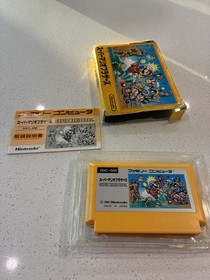 Super Mario Bros 1 Nintendo Famicom Box Manual Japan *US Seller* *Works*