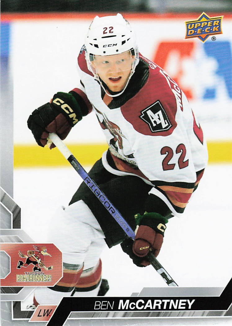 24-25 AHL Hockey Ben McCartney #85 Tucson Roadrunners