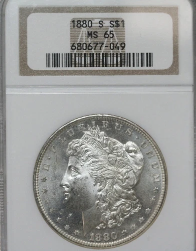 1880s Morgan Dollar   NGC MS65