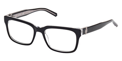 NWT Guess GU50084 Black Rectangle 54mm Eyeglasses Kits.com -- Guess GU50084 main image 3