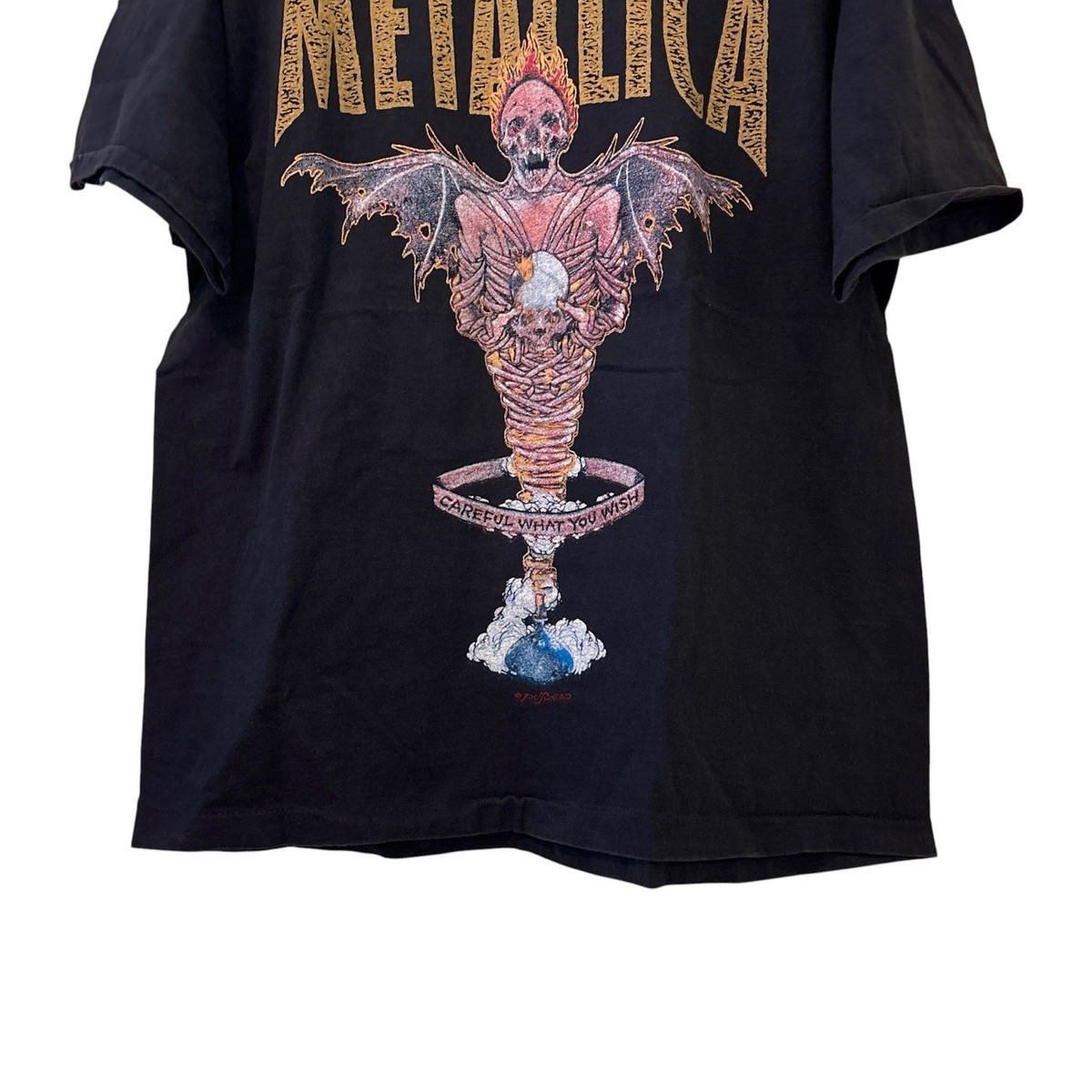 METALLICA Pushead King Nothing Short Sleeve Tee Shirt Modern