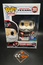 Funko Pop! #291 NFL Houston Texans Santa 🎅🏼🏈  Fanatics Exclusive w/ protector