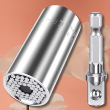 Universal SOCKET Wrench Tool 1/4-3/4 7mm-19mm Magic Grip Alligator Adapter Set