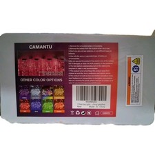 CAMANTU 12-Pack of Pink LED Fairy String Lights 20 Led Lights Per String Decorat