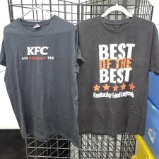 Uniforms 2-Pack KFC Kentucky Fried Chicken Unisex Employee T-Shirts - M