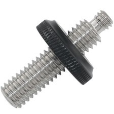 1/4 to 3/8 Male to Male Screw Adapter Kit Adjustable Nut Photography Tripod