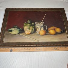 Antique Lemonade Painting By J. S. Nichols See Photos 16.5&rdquo; X 24&rdquo; AL Native