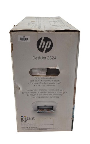 NEW - HP Deskjet 2624 All-in-One Wireless Instant Ink Printer, Copier, Scanner - Picture 4 of 6