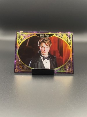 Harry Potter Kakawow Cosmos Card - Cedric Diggory Dancing Party Violet Gold 2/5