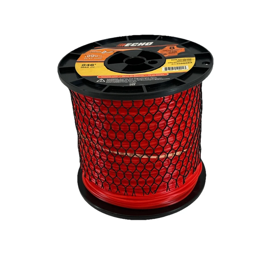 Línea recortadora Echo carrete mediano fuego cruzado todas las marcas resistente 0,095 pulgadas x 846 pies Foto 2 de 3