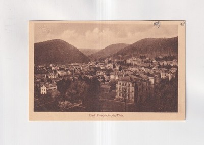 F4284) Postcard, Bad Friedrichroda in Thuringia-villas OLD! 1921