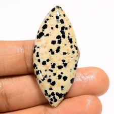 35 Ct Natural Dalmatian Jasper Marquise Shape Cabochon Loose Gemstone 44X19X5 mm