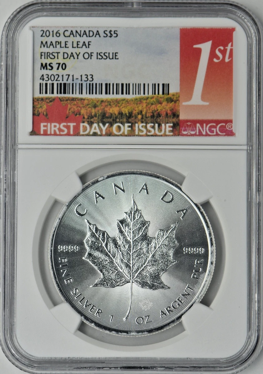 Canadian Maple Leaf NGC 2016 Silver Bullion Coins for sale | eBay