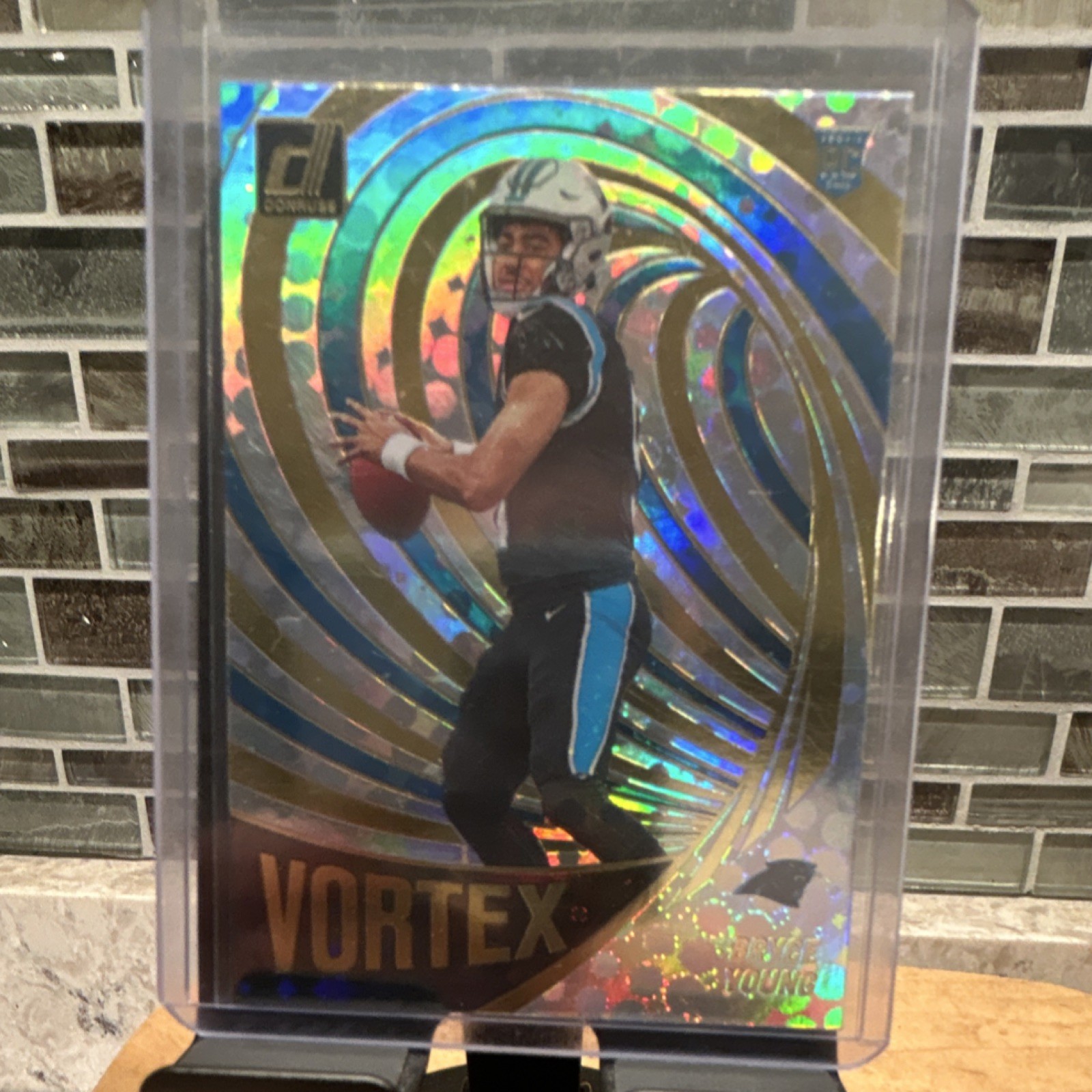 Panini 2023 Donruss Vortex Rookie Bryce Young #VOR-16 Carolina Panthers NFL