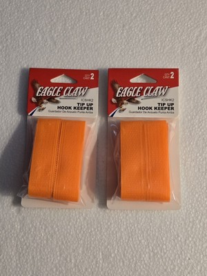 (2) EAGLE CLAW TIP UP HOOK KEEPER 2CT PKG ( NEW )