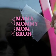 Car Decal, Mother's Day, Funny Sticker, Motivation Positivity, Hot Mom - Vinyl W
