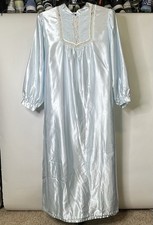 Vintage Komar Light Blue Nightgown Size Large Women  s