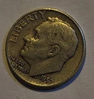 1957D Roosevelt Dime 90% Silver BU US Coin j5-1