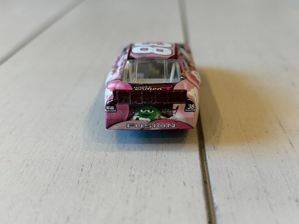 LOOSE, 2007 David Gilliland #38 M&M's: Pink Susan G Komen, 1/64 NASCAR Diecast - Image 4 of 4