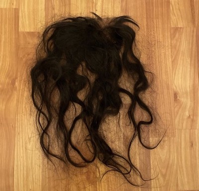 Black Human Lace Closure for a Wig