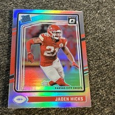 2024 Panini Donruss Optic Jaden Hicks RC Rated Rookie Silver Holo Prizm #237