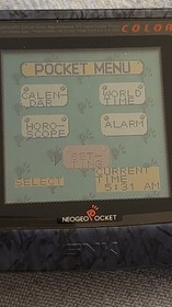 NeoGeo Pocket Color Launch Edition Blue Handheld System