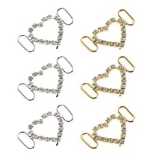 6 Pcs Laces Buckles Shoe Charm Metal Shoelace Bling Sneaker Charms