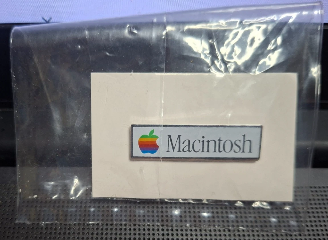 Macintosh broche original computadora APPLE inc de 1984 Mac 128K