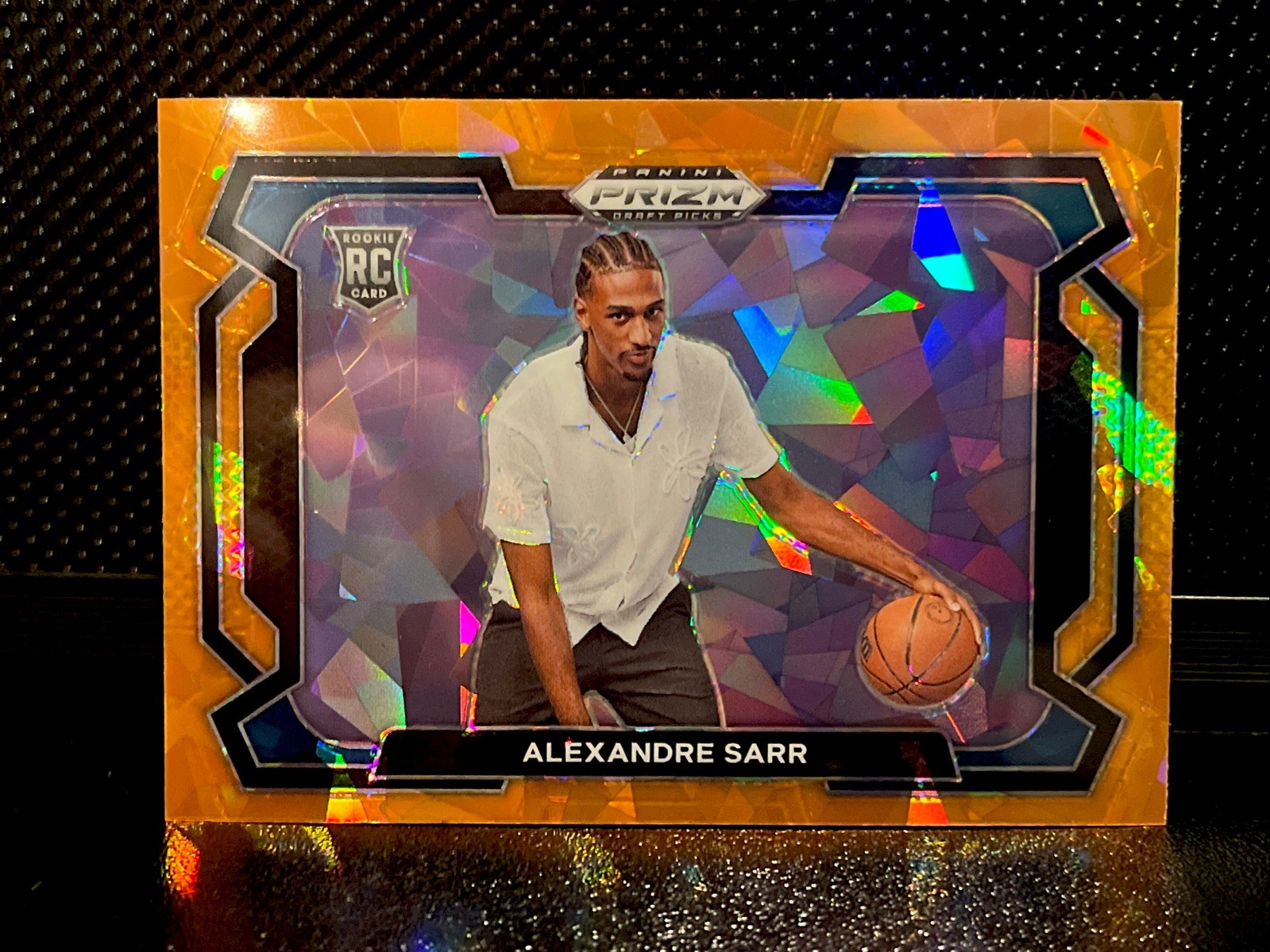 2024 Prizm Draft Picks - Alexandre Sarr #52 - Variation - Orange Ice Prizm (RC)