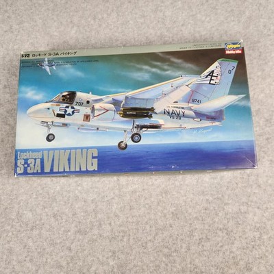 Hasegawa Lockheed S-3A Viking 1:72 Scale Model Kit Japan Navy Aircraft New